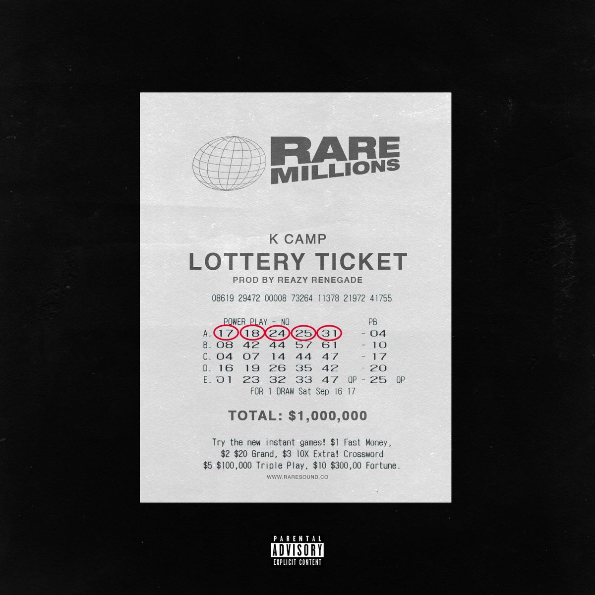 K. Camp - Lottery (Instrumental) (Prod. By Reazy Renegade) - Hipstrumentals